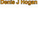 Hogan Denis J - Builders Sunshine Coast